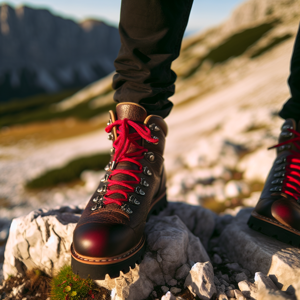 The Story Behind Hiking Boots with Red Laces